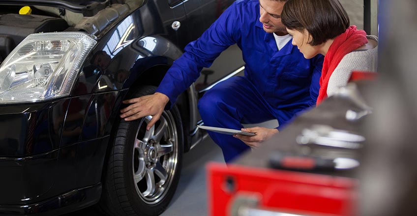 G&S Auto Care mechanic conducting a comprehensive vehicle inspection